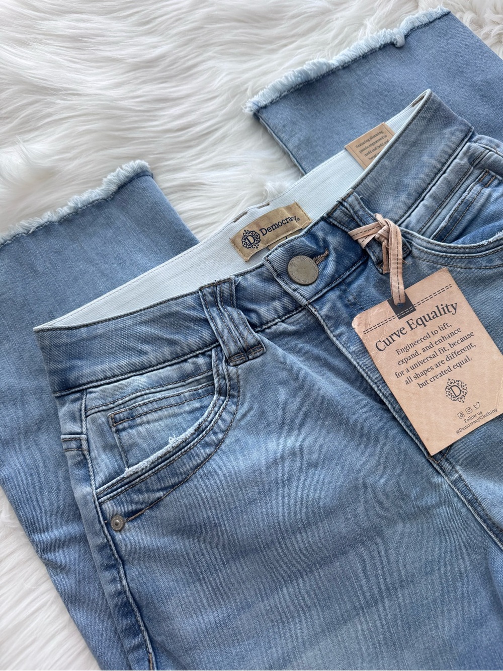 Democracy Women's High-Rise Light Blue Jeans - Picture 5 of 10